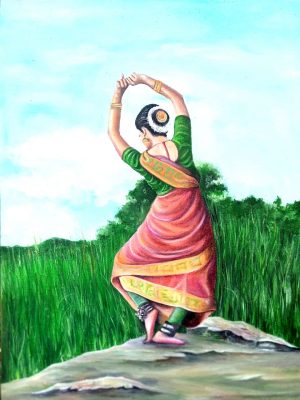 Indian classical dance painting for sale